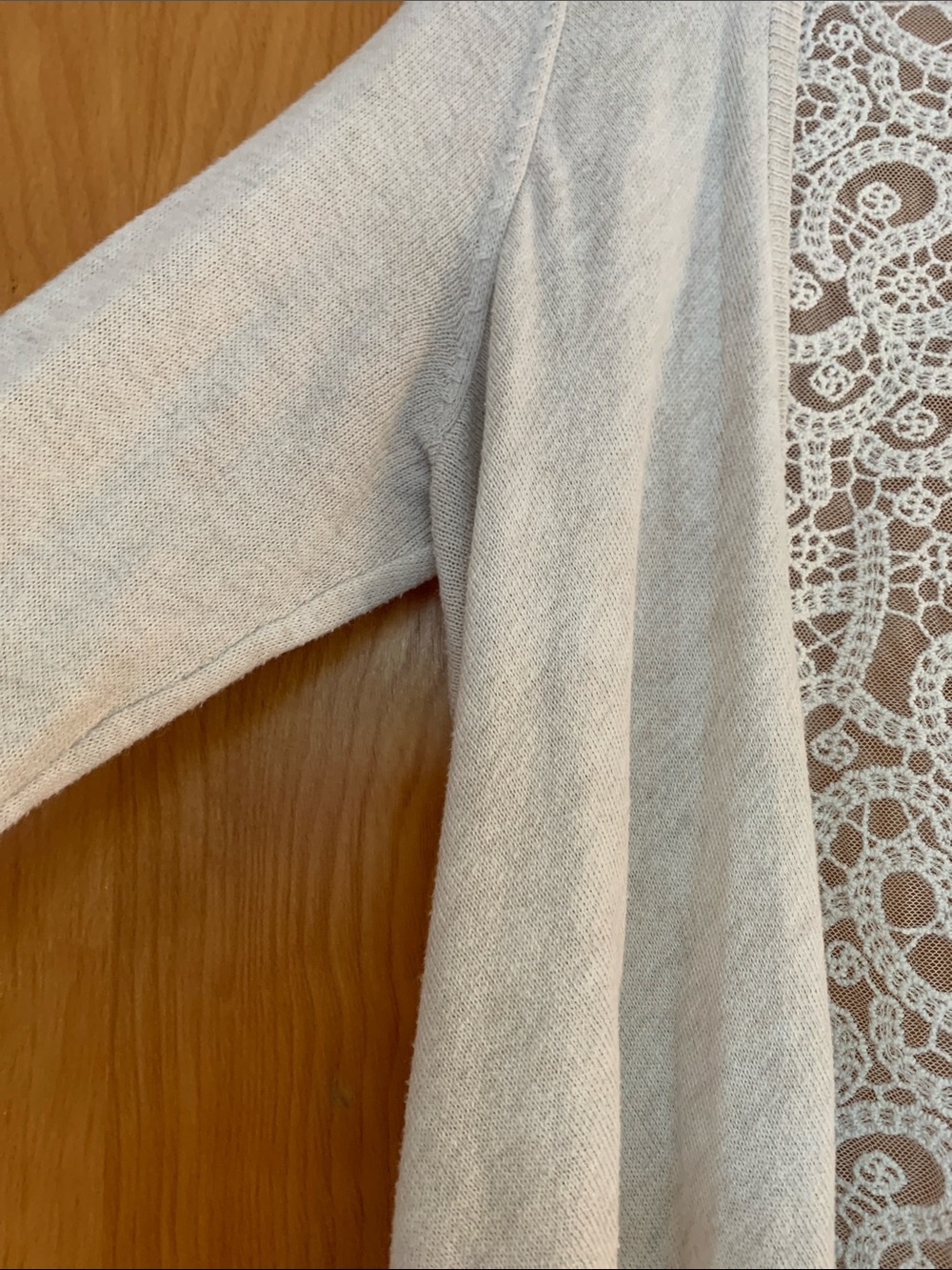 American Eagle boho festival dainty open front crochet Back cardigan szXS - Picture 5 of 5